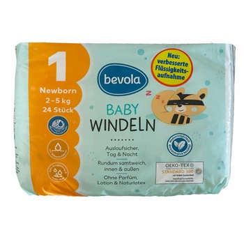 Підгузки Bevola Baby 1 Newborn (2-5 кг), 24 шт