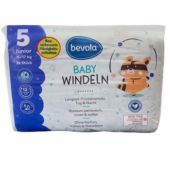 Подгузники Bevola Baby 5 Junior 11-17 кг 36 шт