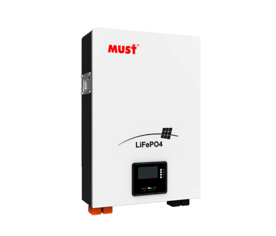 Акумуляторна батарея Must LiFePO4 51.2V 200Ah ( 580 x 490 x 250 ), 82kg, монтаж на стіну