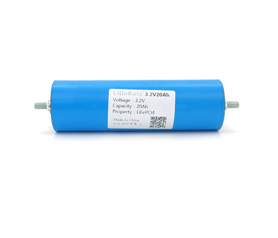 Літій-залізо-фосфатний акумулятор LiFePO4 LiitoKala, 20Ah, 3.2V, Blue, 350g