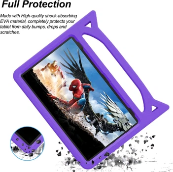 Планшет детский Amazon Fire HD 8 2/64GB 12th Generation с противоударным чехлом (Фиолетовый)