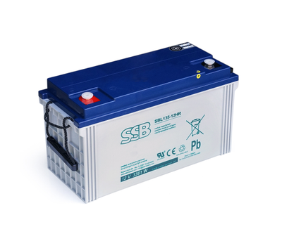 Акумуляторна батарея SSB AGM SBL135-12HR 12 V 120 Ah (406 x 174 x 215), 34 kg White