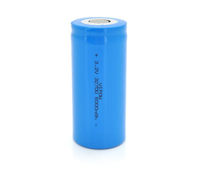 Литий-железо-фосфатный акумулятор 32700 Lifepo4 Vipow IFR32700 FlatTop, 6000mAh, 3.2V, Blue Q50 - 500