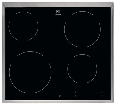 Electrolux Варильна поверхня електрична склокерамічна, 60см, чорний
