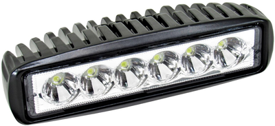 Фара светодиодная Brevia 10-30V, 18W (6x3W), 1320Lm, EPISTAR, SPOT 1 шт (10611SX1) (10611SX1)