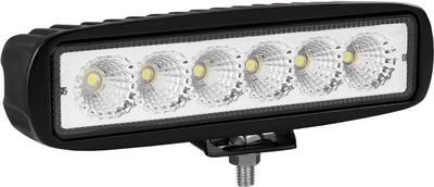 Фара светодиодная Brevia 10-30V, 18W (6x3W), 1320Lm, EPISTAR, FLOOD 1 шт (10611FX1) (10611FX1)