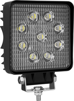 Фара светодиодная Brevia 10-30V, 27W (9x3W), 1980Lm, EPISTAR, FLOOD 1 шт (10642QFX1) (10642QFX1)