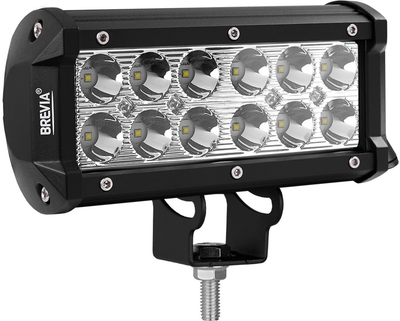Фара светодиодная Brevia 10-30V, 36W (12x3W), 3000Lm, CREE, SPOT 1 шт (10712SX1)