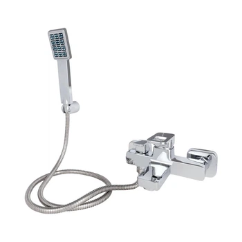 Смеситель для ванны с коротким изливом Lidz Wawel 006 (k35) LDWAW006CRM45388 Chrome однорычажный, хром
