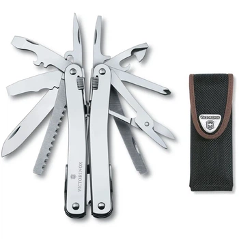 Мультитул Victorinox Swisstool Spirit X 24 функцій 105 см Silver (Vx30224.N)