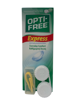 Комплект Opti-Free Express Alcon раствор 355 мл + пинцет для линз в упаковке + контейнер для линз оптифри набор
