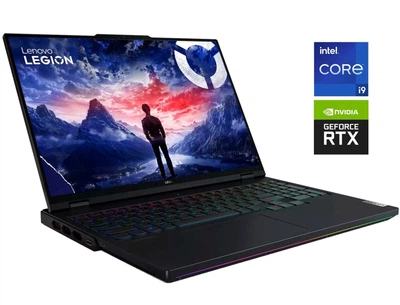 Игровой ноутбук Lenovo Legion Pro 5 16IRX9 / 16" (2560x1600) IPS / Intel Core i9-14900HX (24 (32) ядра по 1.6 - 5.8 GHz) / 32 GB DDR5 / 1000 GB SSD NVMe / nVidia GeForce RTX 4070, 8 GB GDDR6, 128-bit / WebCam б/у