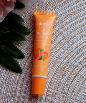 Увлажняющий блеск для губ Colorfish Lip Gloss Grapefruit flavor с ароматом грейпфрута