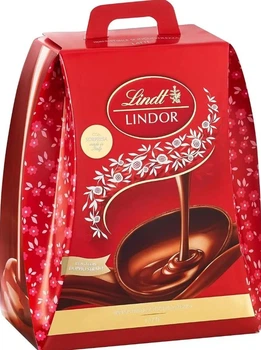 Пасхальное шоколадное яйцо с украшением Lindt Lindor Uova di Pasqua Cioccolato al Latte 360г