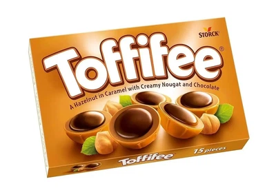 Конфеты Storck Toffifee Whole Hazelnut in Nougat Cream Filled Caramel 125г