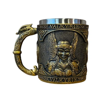Кружка Вікінг Воїн 3D Чашка 3D Валькірія 400ml