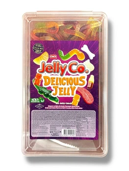 Фруктовий жувальний мармелад Cici Delicious Jelly банку Черв'ячки 1 кг