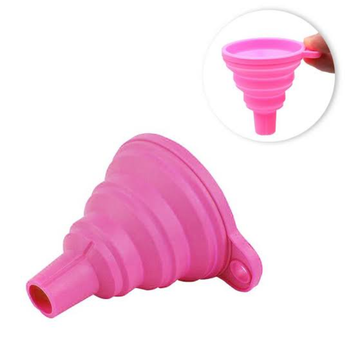 Складна силіконова міні лійка 70*55 мм Silicone Collapsible Rose