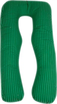 Подушка для беременных и отдыха MirSon №5029 Color Line 17-0612 Stripe Emerald U-образная 140х75х20 см (2200010969900)
