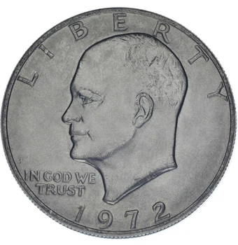 Монета США 1 доллар 1972 F-VF Эйзенхауэр