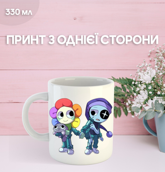 Кружка У Світі Денді Roblox Dandy's World з принтом керамічна чашка 330 мл Uk_566
