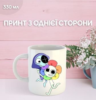 Кружка У Світі Денді Roblox Dandy's World з принтом керамічна чашка 330 мл Uk_574