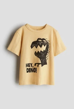 Футболка желтая Дино H&M 122-128см (400010469)