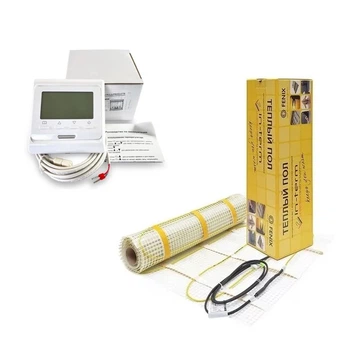 Нагревательный мат In-Therm 200 - 0.8 м2 + программируемый терморегулятор E51.716
