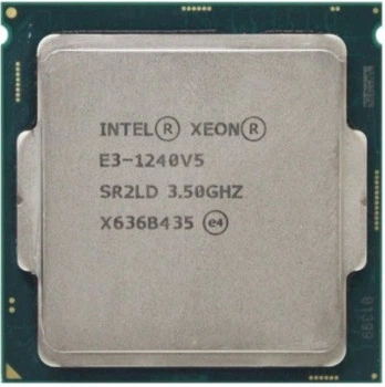 Процессор LGA1151 Skylake Intel Xeon E3 1240v5 4x3.50GHz 8M Cashe 80W SR2LD Б\В - Б/У