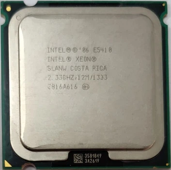 Процессор LGA775 Harpertown intel Xeon E5410 4x2.33GHz 80W 12mb Cashe 1333MHz (SLANW) Б\В - Б/У