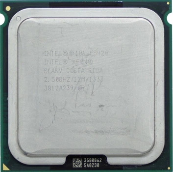Процессор LGA775 Harpertown intel Xeon E5420 4x2.50GHz 80W 12mb Cashe 1333MHz (SLANV) Б\В - Б/У