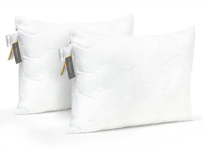 Набір антиалергенних подушок MirSon BamBoo №1612 Eco Light White 50х70 2 шт середні (2200002652360)