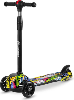 Самокат дитячий RICOKIDS Piko триколісний Чорний (5903890605377)