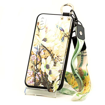 Чехол Lanyard для Iphone X бампер с ремешком Beige