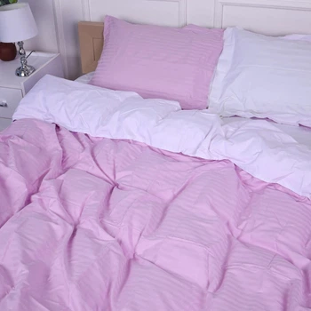 Наволочка с ушками MirSon Satin Stripe 30-0007 + 30-0001 Beatrisa 70x70 см (2200005256992)