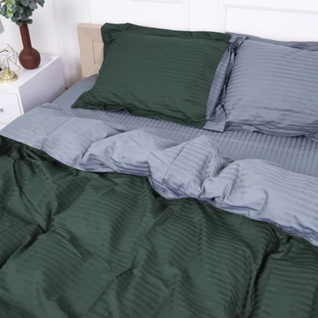 Наволочка с ушками MirSon Satin Stripe 30-0017 + 30-0011 Damir 70x70 см (2200005262597)