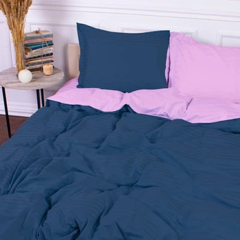Наволочка с ушками MirSon Satin Stripe 30-0020 + 30-0007 Edarin 70x70 см (2200005265796)