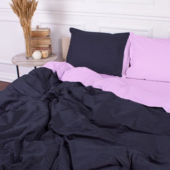 Наволочка с ушками MirSon Satin Stripe 30-0021 + 30-0007 Esandiora 70x70 см (2200005267790)
