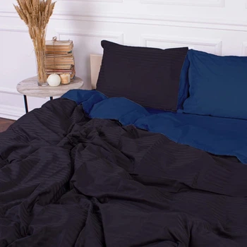 Наволочка с ушками MirSon Satin Stripe 30-0021 + 30-0020 Likana 70x70 см (2200005268391)