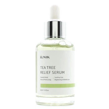 Заспокійлива сироватка для обличчя з чайним деревом Iunik Tea Tree Relief Serum 50 мл (8809429955609)