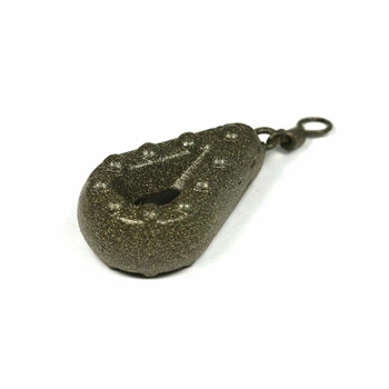 Грузило коропове з вертлюгом 3KBaits Грипу зелене 40г (3KB5148)