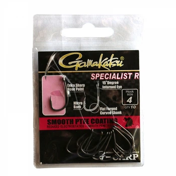 Крючок GAMAKATSU G-CARP SPECIALIST R №4, в уп. 10шт (3KB5025)