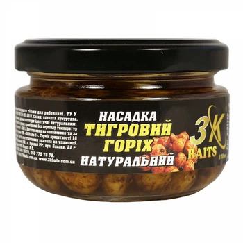 Насадка 3KBaits Тигровий горіх Premium Натуральний 100мл (3KB1844)