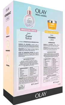 Набір для догляду за обличчям Olay Well-Aging Денний крем Vitamin C SPF 30 50 мл + Сироватка 30 мл (8700216601986)