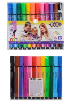 Фломастеры мои первые фломастеры, 12цв., JUMBO