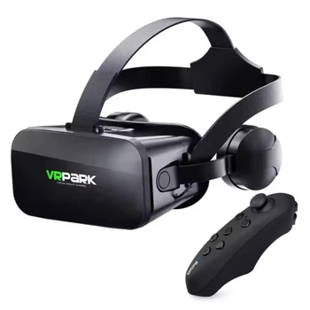 Очки виртуальной реальности VR Park KBY004 с наушниками и пультом Black (3_06166)