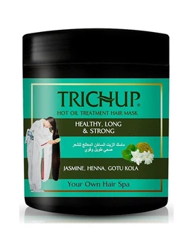 Маска для волос горячая Trichup Hot oil Gotu Kola Henna Jasmine 500 мл 1651