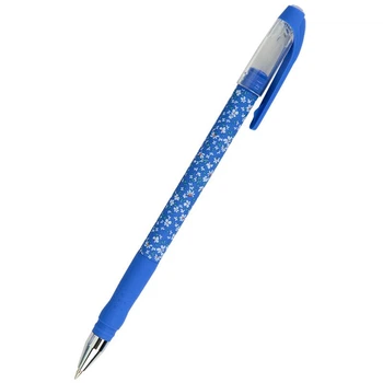 Ручка кулькова Axent Blue Floral синя 0.5 мм (AB1049-36-A)