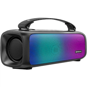 Акустическая система REAL-EL X-717, 8 Вт, Bluetooth, USB, AUX, с RGB-подсветкой, черная (EL121600021)