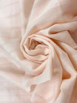 Ткань Батист мережка полоса бежевый 90грм2 145см 1пог.м. (593-3024-2№Beige)